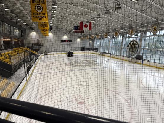 Picture of the ice at Warrior Ice Arena