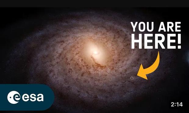 An illustration of the Milky Way from ESA. 