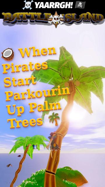 Ahoy Me Matey's,

🚧 Welcome to our gaming universe, where the magic is still in the making! 🚧

🌴 Ahoy ye land-hoppin’ loot lovers!  We’ve spotted strange activity on the island, pirates climbin' palm trees like monkeys chasin’ coconuts!

🥥 Turns out, those tree-toppers ain’t just for shade… there be secrets hidin’ in the leaves!  From high up in the palms, ye get the best view for treasure scoutin’, cannon plottin’, and coconut dodgin’!

🏝️ So sharpen yer hooks, stretch them sea legs, and get climbin'.  Cause on these Islands, even the coconuts might be watchin!

⚓ Call to Arms:
Join the ranks of GreedyVox Indie Studio, a humble crew of two devs.  Will ye join our crew, share in the adventure, and grow with us? Hoist the Jolly Roger and embark on this epic voyage!

🌟 Fair winds, me hearties!
Don't forget to like, share, and subscribe for more tales from the pixelated seas of YAARRGH! 🏴‍☠️

💨 SteamPage: https://store.steampowered.com/app/1612750/YAARRGH_Battle_Island/
💌 Patreon: http://bit.ly/YAARRGHPatreon
🎮 Discord: https://discord.gg/GTFBgVA

© COPYRIGHT 2025 GREEDYVOX