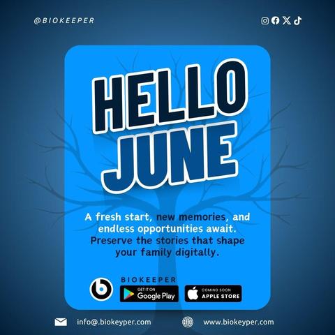 Happy new family history preserving month, June.