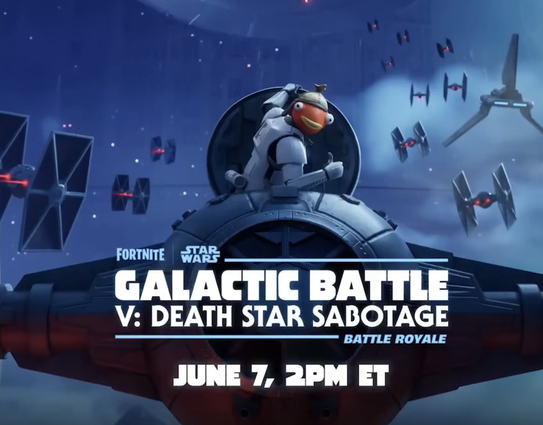 🚨 ONE WEEK LEFT! Gear up to take on the Empire in Death Star Sabotage — live in-game event on June 7 at 2PM ET! ⚔️✨ #StarWars #DeathStarSabotage

more gaming news and updates at
http://baskingamer.com
#baskingamer #gamer #Fortnite #Fortniteleaks #fortnitegalacticbattle #DeathStarbotage #battleroyale