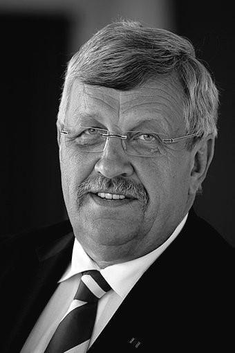 Porträt des CDU-Politikers Walter Lübcke,, Regierungspräsident von Kassel, ermordet in der Nacht vom 1. zum 2. Juni 2019.