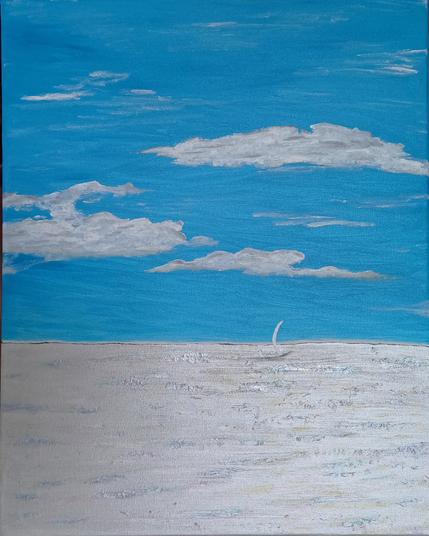 La voile
Peinture à l'huile - 40x50 
2025