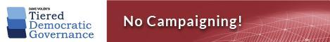 No campaigning