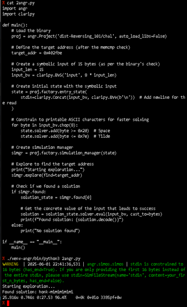 angr script to solve required RC4 input