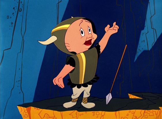 It's Elmer Fudd as Sigfried in the 1957 Warner Brothers cartoon "What's Opera Doc" 