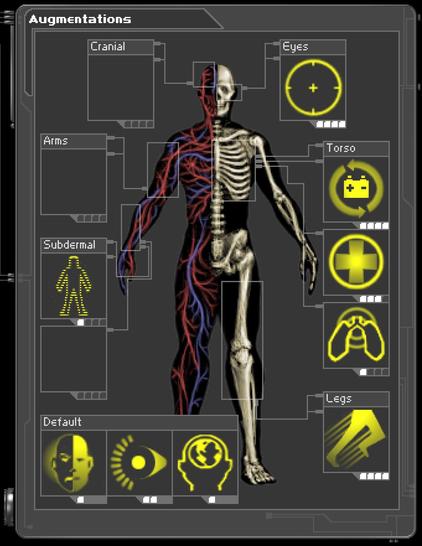 F3 - Cloak (Level 1)
F7 - Speed Enhancement (Level 4)
F8 - Targeting (Level 4)
F9 - Power Recirculator (Level 4)
F10 - Regeneration (Level 3)
F11 - Aqualung (Level 1)
F12 - Light (Level 2)
