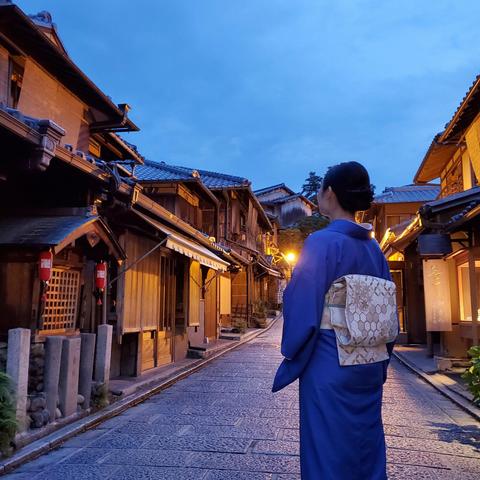 Nao-san sets off for Shimogamo-jinja's firefly event.