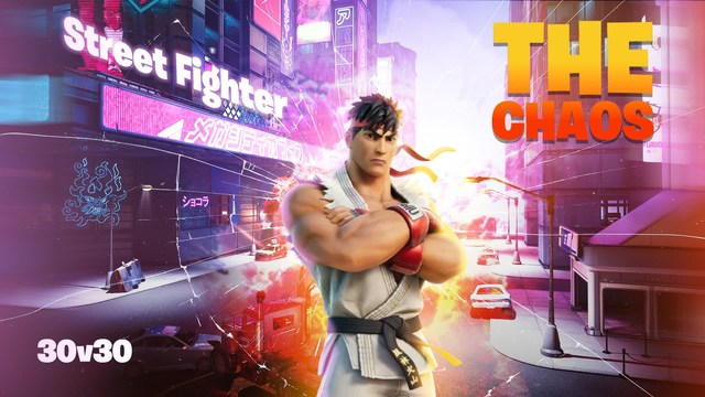 🔥 Fortnite’s 30v30 Showdown: “Street Fighter - The Chaos” by @spongebob_lab drops urban warfare & secret chests onto the Island! Ready to brawl? 🥊🏙️ 
#Fortnite #StreetFighter6 

more gaming news and updates at
www.baskingamer.com
#FortniteArt #fortnitestreetfighter #FortniteFestival #baskingamer #gamer #gaming #GamingCommunity #GamingGuide #GamingContent 