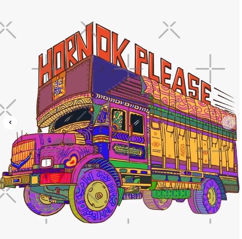'Horn OK Please' colourful illustration is designed by Inspired~Souls

https://www.redbubble.com/shop/ap/163796270?asc=u

#art #artfeed #illustration #color #decor #truck #creativetoots #drawing #india #design #horn #HornOKPlease #InspiredSouls 