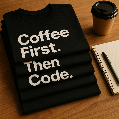 flatlay-custom-teefame-shirt-coffee-first