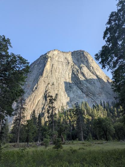 Big granite in Yosemite Valley