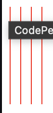 The FF/WebKit rendering of this with four red lines.