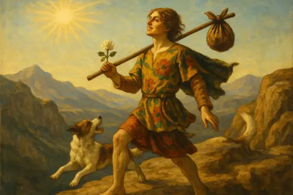 Caminante sin cargas, símbolo de libertad absoluta y potencial sin límites. Te invita a abrazar lo desconocido y confiar en tu sabiduría intuitiva. ¿Estás listo para lanzarte hacia el infinito?