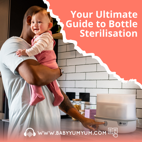 Clean bottles, happy baby! 🍼✨ Bottle sterilisation is essential to keeping your little one healthy and well-fed. Here’s your ultimate guide to easy and effective methods, written by Laurel Pretorius.