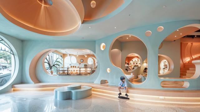 Celestial Pâtisserie
A sensory journey, a sweetened experience, without renouncing the daily operations of a high turnover shop.