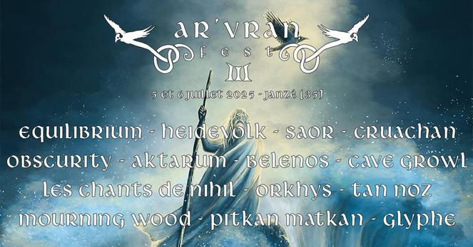 Affiche du festival Ar' Vran Fest