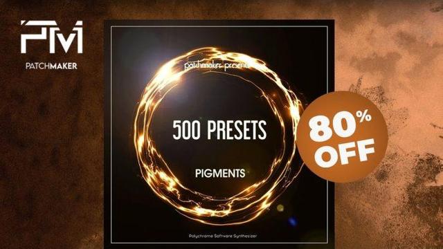 APD Patchmaker 500 Presets for Pigments Sale