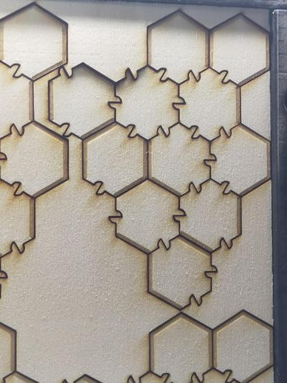 Foto de las nuevas losetas de madera.