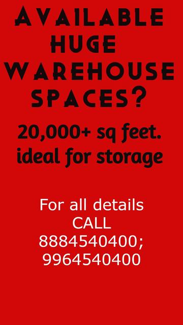 available warehouse spaces
