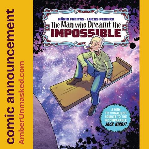 book cover: a man on a wooden plank flying through space