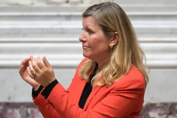 Yael Braun-Pivet à l'Assemblée nationale française à Paris, le 18 juillet 2024.