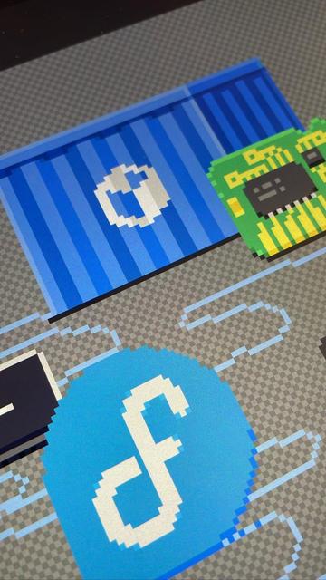Fedora pixel art. Made it onto t-shirts.