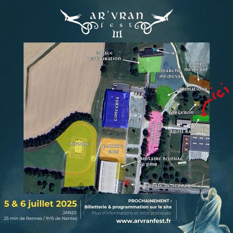 Plan de l'Ar'Vran Fest III