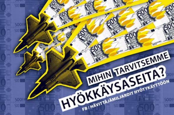 Mihin tarvitsemme hyökkäysaseita? 500 euron seteleitä polttavat pommikoneet syöksyssä  
