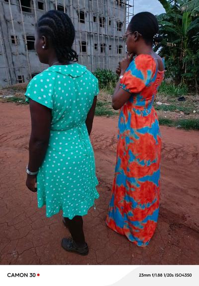 Fleur and Wanda after they were liberated