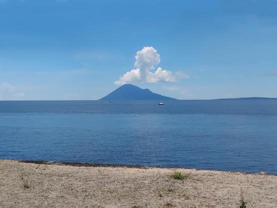 An inland in the middle of the sea.