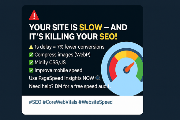 Your Website is Slow – And It’s Killing Your SEO. Fix It Now!