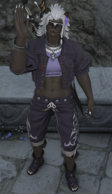 Hrothgar girl greeting in Limsa
