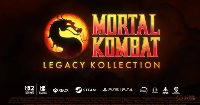 🔥 Mortal Kombat: Legacy Kollection arrives in 2025! Classic arcade & console MK games, online play with rollback netcode, and an interactive documentary—get ready to relive the fight on all major platforms! 🐉 #MortalKombat #LegacyKollection #StateOfPlay

more news and updates at
www.baskingamer.com
#baskingamer #gamer #GamingCommunity #GamingNews #GamingContent #games #Trending #trend #NintendoSwitch2 #PlayStation 