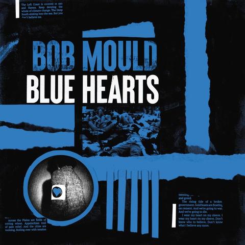 An image of the cover of the album 'Blue Hearts' by Bob Mould