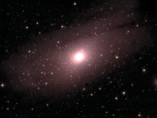 M31 - Andromeda Galaxy also as seen by the Odyssey Pro. Processed image. 
