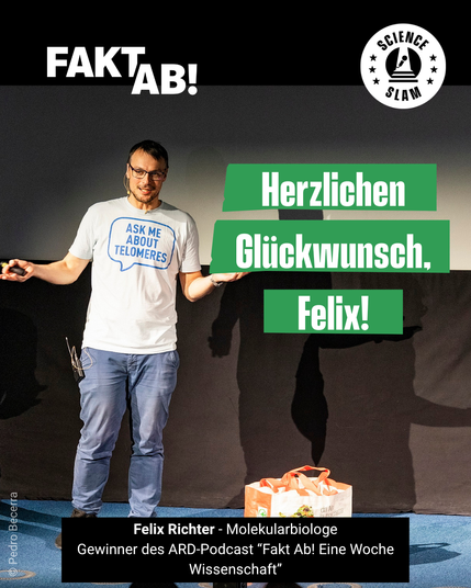 Felix Richter, Gewinner des Podcastspecials "Fakt ab!"