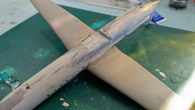 Minicraft/Mastercraft Saab S-100 airliner 1/144 scale model
