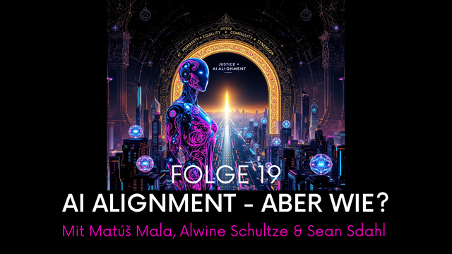 KI vor einem Gerichtsbogen - AI Alignment