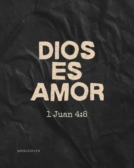 El mensaje dice que Dios es Amor y cita 1 Juan 4:8: “El que no ama, no ha conocido a Dios; porque Dios es amor.” Destaca que Dios no solo ama, sino que Él ES Amor verdadero, un amor divino, infinito y transformador. Este amor nos llama a reflejar su gloria y a vivir con un propósito. Termina afirmando que Dios está vivo y su amor nunca falla. Incluye hashtags sobre fe, amor y adoración.

