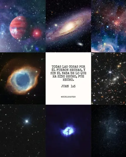 El Creador del Universo está vivo. Según Juan 1:3: “Todas las cosas por Él fueron hechas, y sin Él nada de lo que ha sido hecho, fue hecho.” Esto nos invita a contemplar la grandiosidad del universo: galaxias, planetas y estrellas, todo perfectamente diseñado. Dios no solo creó todo, sino que también sostiene el universo. Él es el Alfa y la Omega, el Gran YO SOY, soberano sobre todo el cosmos. Es momento de adorarlo y regresar a Él.