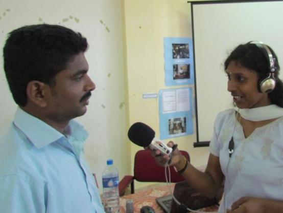 Interview training in Jaffna, Sri Lanka