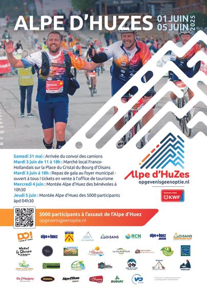 Alpe d’HuZes 2025 poster