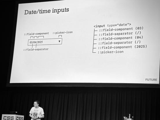 Tim demonstrates how to date/time inputs