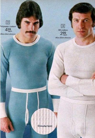 Kitsch 1970s men's underwear ad