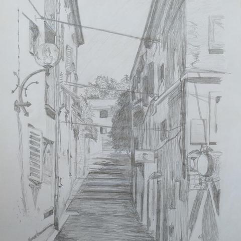 Ich bewahre meine "alten" Zeichnungen ganz unten im Schrank auf. Die Bleistift-Zeichnung finde ich immer noch toll. Ich weiß leider nicht, was ich gemalt habe. Schade. Aber sie ist im Februar 2001 entstanden.

#bleistiftzeichnung  #selbstgezeichnet #selbstgemacht #drawingart #drawing #pencildrawing #zeichnung