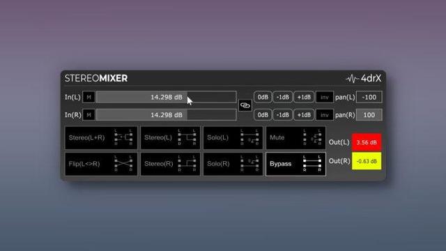 4drX StereoMixer