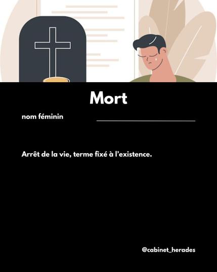 Personnage triste, mort.