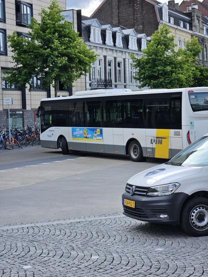 A city bus from De Lijn at Maastricht Central station