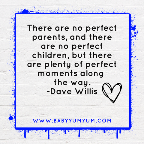There are no perfect parents, and there are no perfect children, but there are plenty of perfect moments along  the way. -Dave Willis